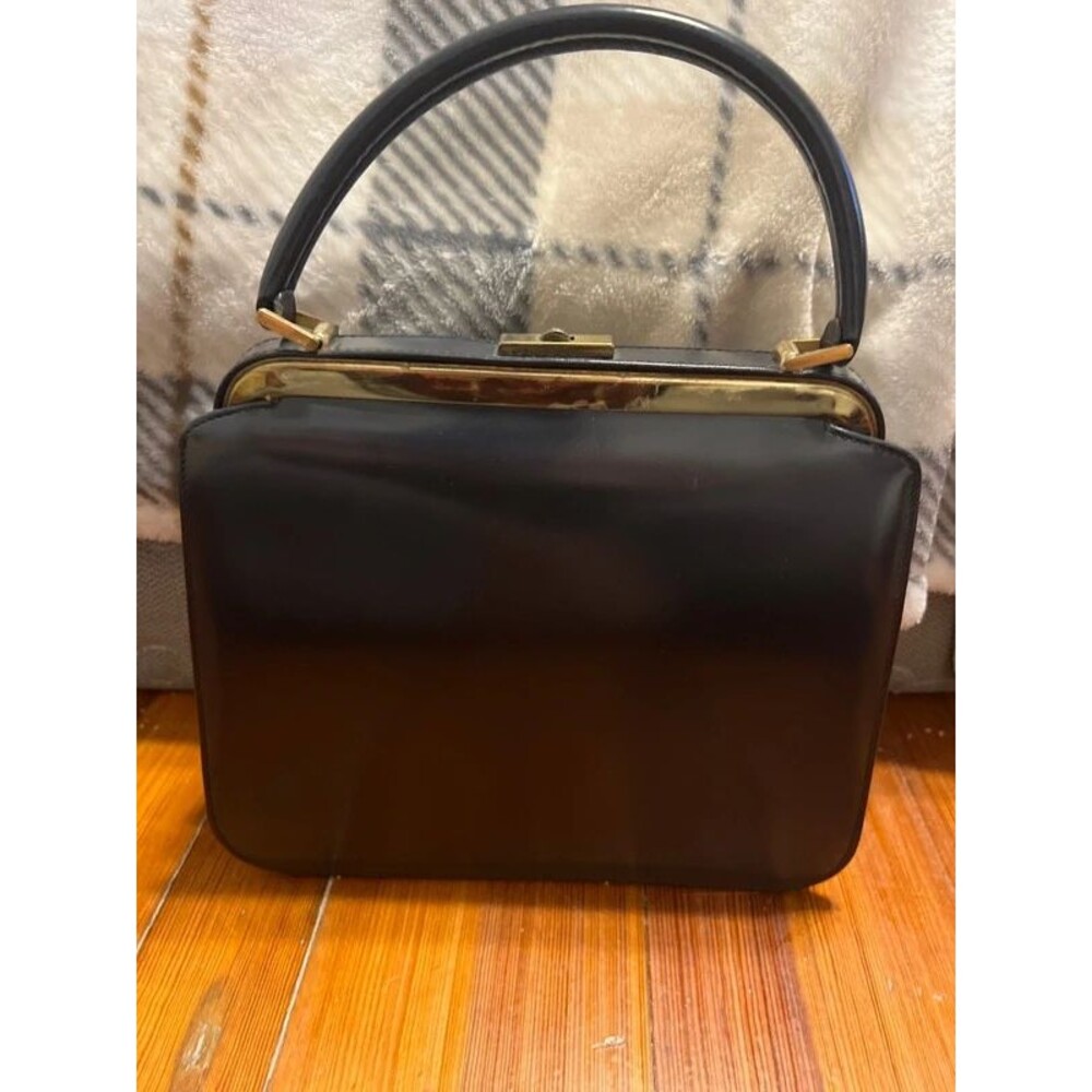 Vintage DoFan French Leather handbag - Picture 6 of 6